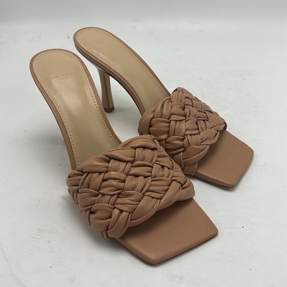 Marc Fisher Women's Draya Sandal Light Natural Leather size 7.5 - Picture 2 of 7